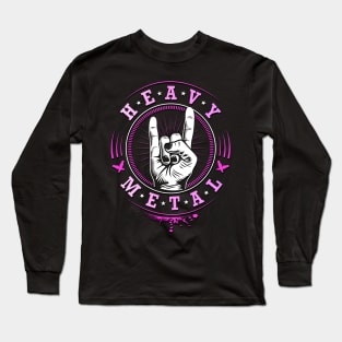 Heavy Metal - Mano cornuta Devil Horns Long Sleeve T-Shirt